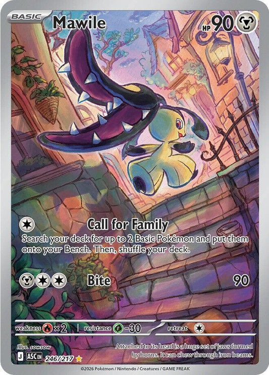 Mawile - 246/217 246/217 Illustration Rare Ascended Heroes Pokémon card