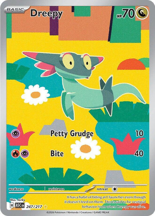 Dreepy - 247/217 247/217 Illustration Rare Ascended Heroes Pokémon card