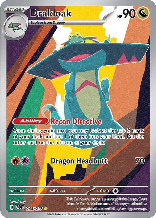 Drakloak - 248/217 248/217 Illustration Rare Ascended Heroes Pokémon card