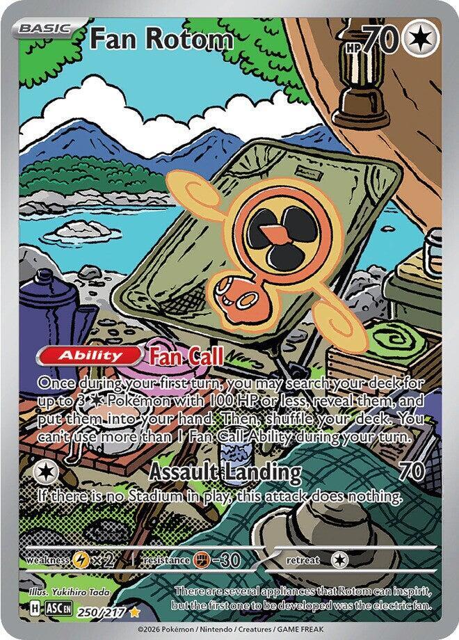 Fan Rotom - 250/217 250/217 Illustration Rare Ascended Heroes Pokémon card