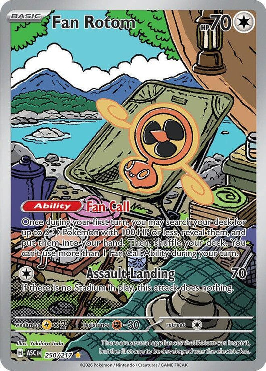 Fan Rotom - 250/217 250/217 Illustration Rare Ascended Heroes Pokémon card