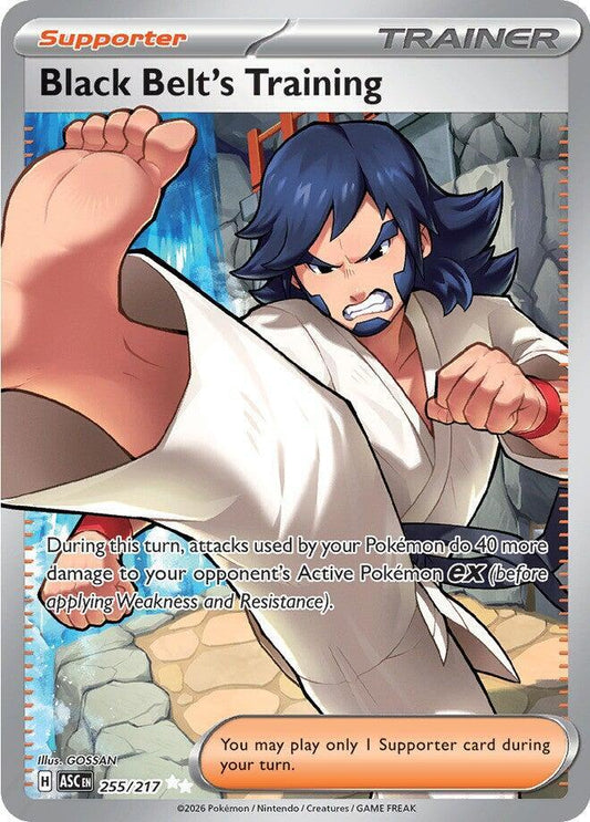 Black Belt's Training 255/217 Ultra Rare Ascended Heroes Pokémon card