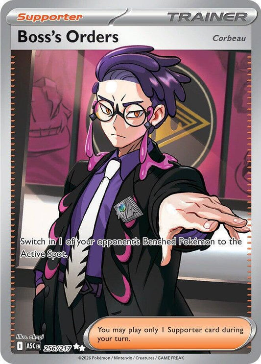 Boss's Orders [Corbeau] - 256/217 256/217 Ultra Rare Ascended Heroes Pokémon card