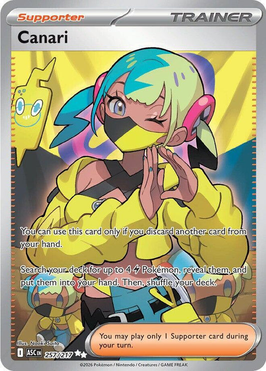 Canari - 257/217 257/217 Ultra Rare Ascended Heroes Pokémon card