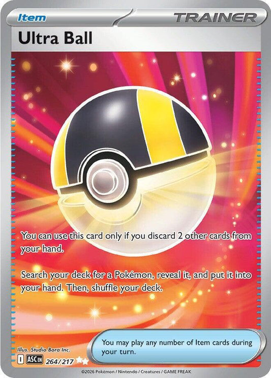 Ultra Ball - 264/217 264/217 Ultra Rare Ascended Heroes Pokémon card