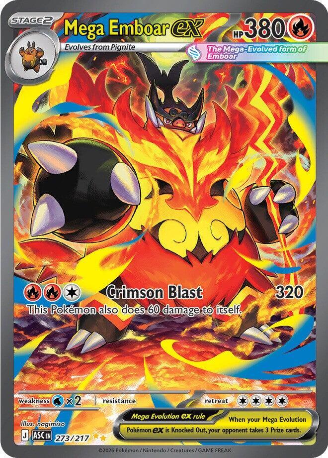 Mega Emboar ex - 273/217 Special Illustration Rare ME: Ascended Heroes