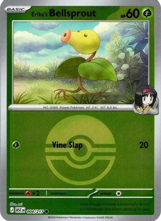 Erika's Bellsprout (Poke Ball) 004/217 Common Ascended Heroes Pokémon card