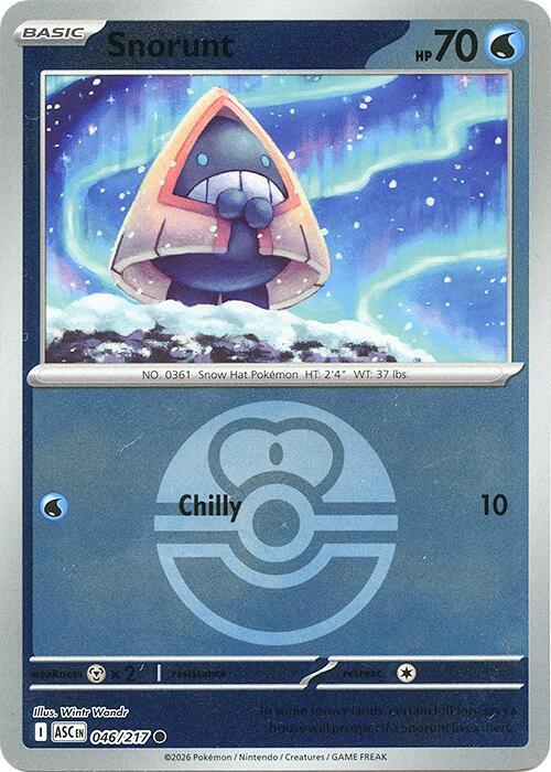 Snorunt - 046/217 (Love Ball) 046/217 Common Ascended Heroes Pokémon card