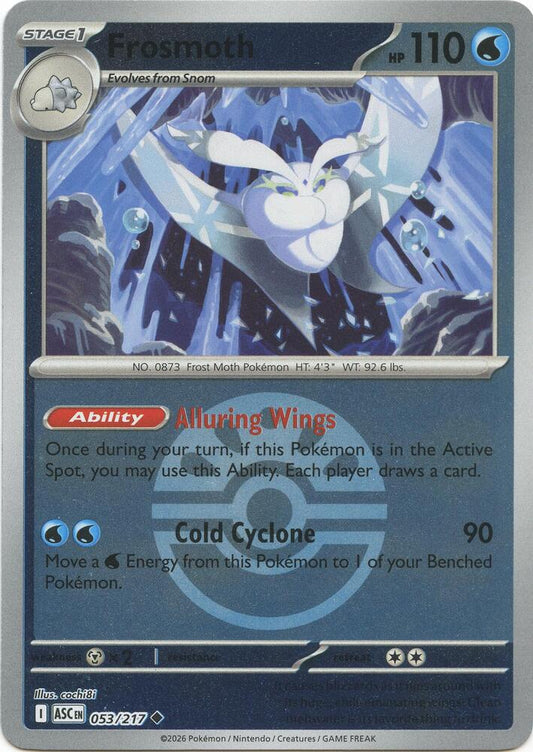 Frosmoth (Friend Ball) 053/217 Uncommon Ascended Heroes Pokémon card
