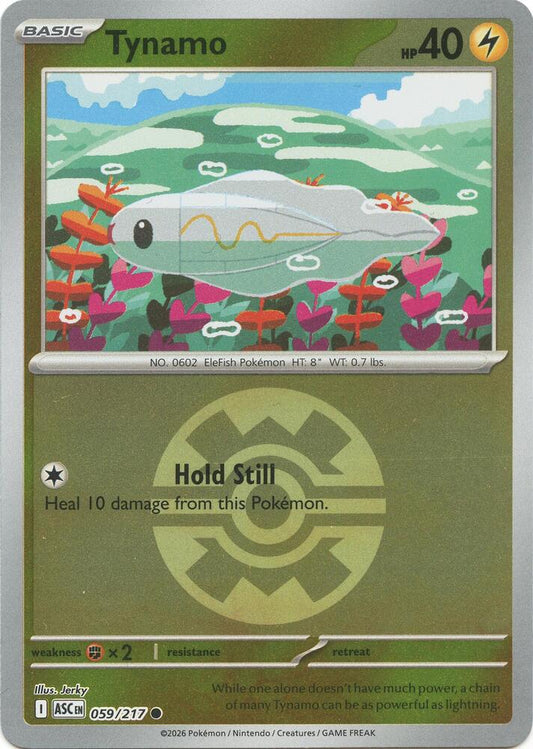 Tynamo (Quick Ball) 059/217 Common Ascended Heroes Pokémon card