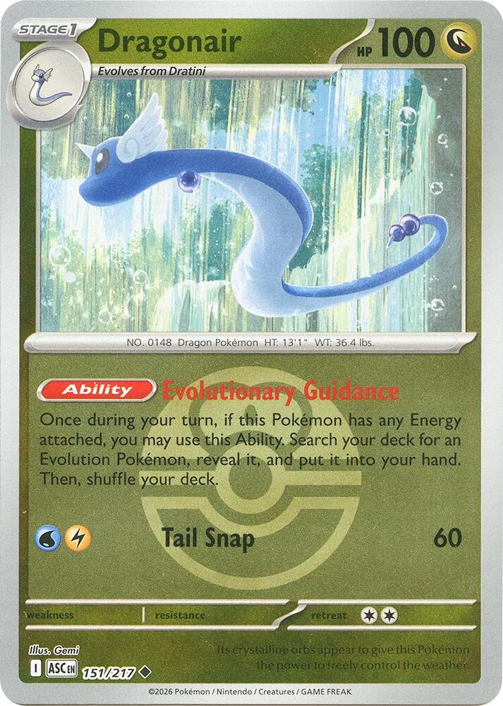 Dragonair (Love Ball) - 151/217 Uncommon ME: Ascended Heroes
