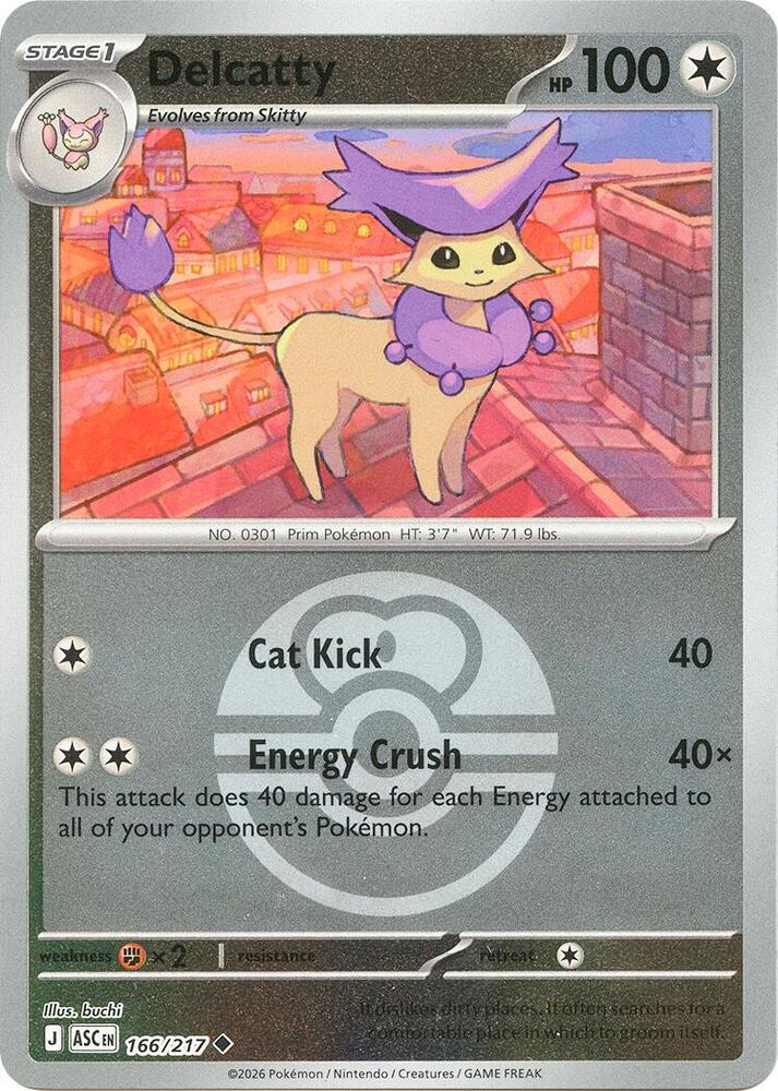 Delcatty (Love Ball) - 166/217 Uncommon ME: Ascended Heroes