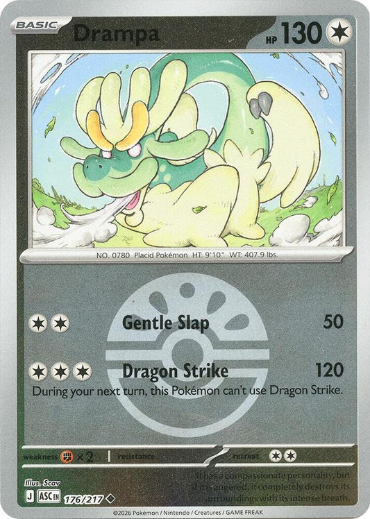 Drampa (Friend Ball) 176/217 Uncommon Ascended Heroes Pokémon card