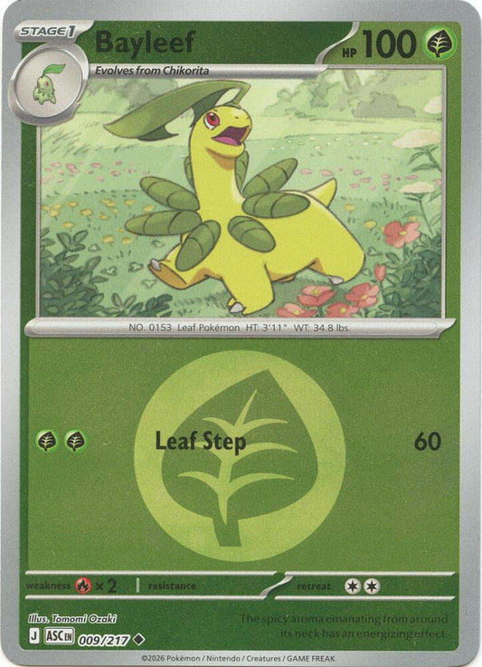 Bayleef (Energy Symbol Pattern) 009/217 Uncommon Ascended Heroes Pokémon card