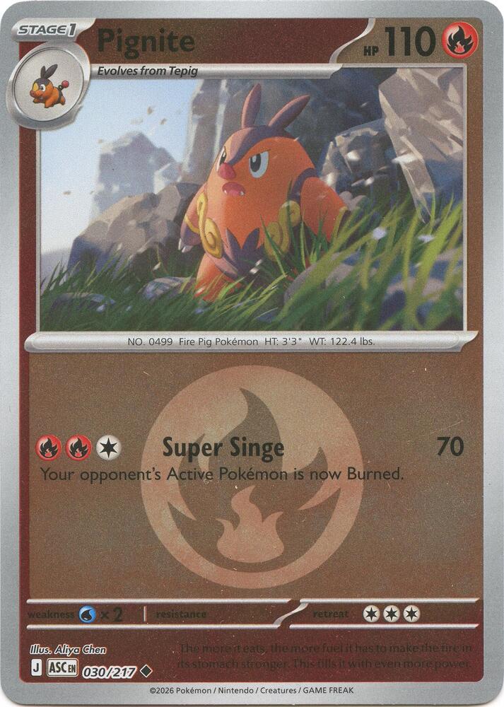 Pignite (Energy Symbol Pattern) - 030/217 Uncommon ME: Ascended Heroes