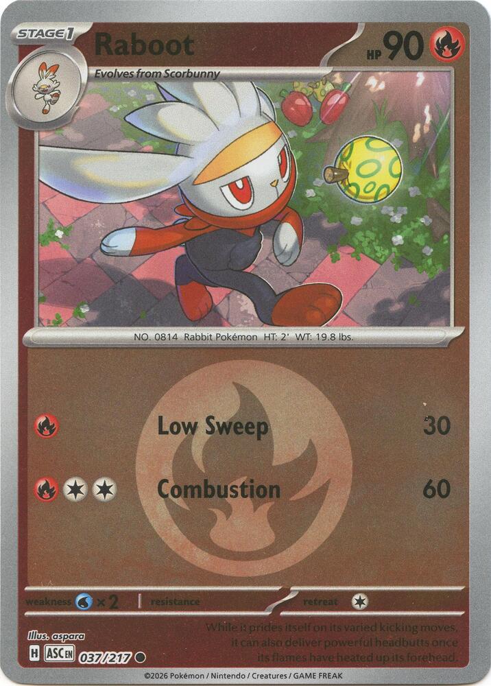 Raboot (Energy Symbol Pattern) - 037/217 Common ME: Ascended Heroes