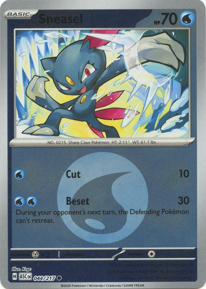 Sneasel (Energy Symbol Pattern) - 044/217 Common ME: Ascended Heroes