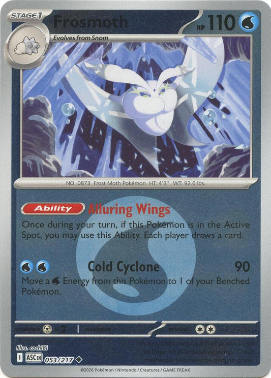 Frosmoth (Energy Symbol Pattern) 053/217 Uncommon Ascended Heroes Pokémon card