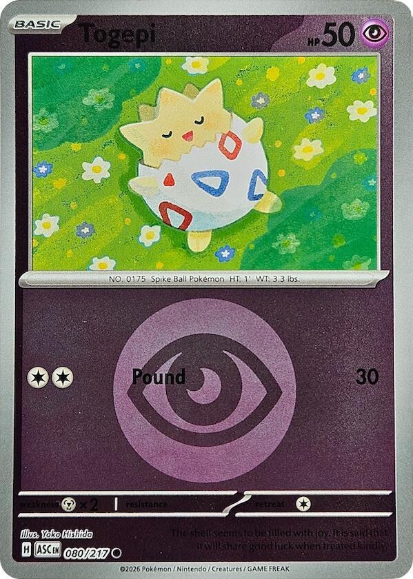 Togepi (Energy Symbol Pattern) - 080/217 Common ME: Ascended Heroes