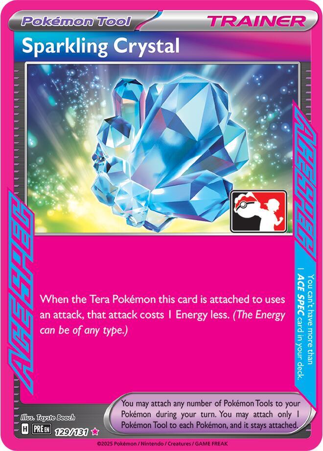 Sparkling Crystal - 129/131 129/131 ACE SPEC Rare Prize Pack Series Cards Pokémon card