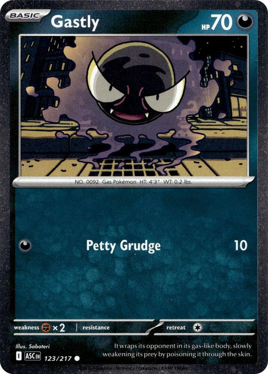 Gastly - 123/217 (Cosmos Holo) 123/217 Common Miscellaneous Cards & Products Pokémon card