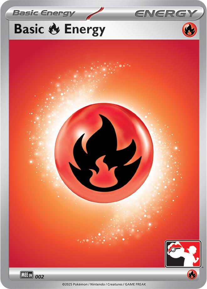 Basic Fire Energy - MEE 002 002 Common Prize Pack Series Cards Pokémon card