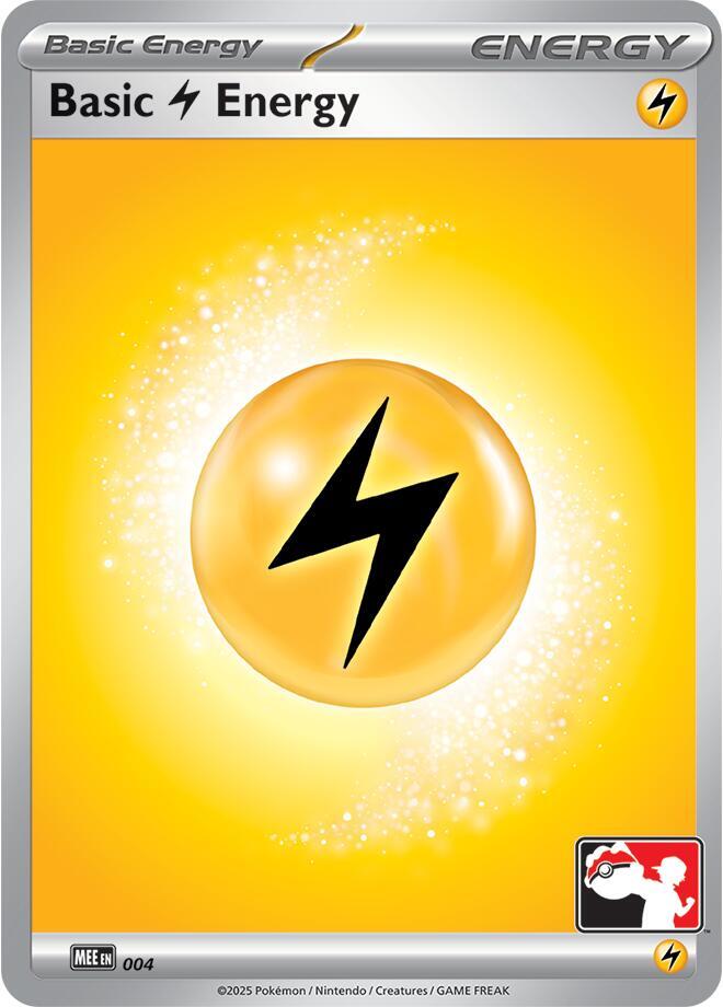 Basic Lightning Energy - MEE 004 004 Common Prize Pack Series Cards Pokémon card