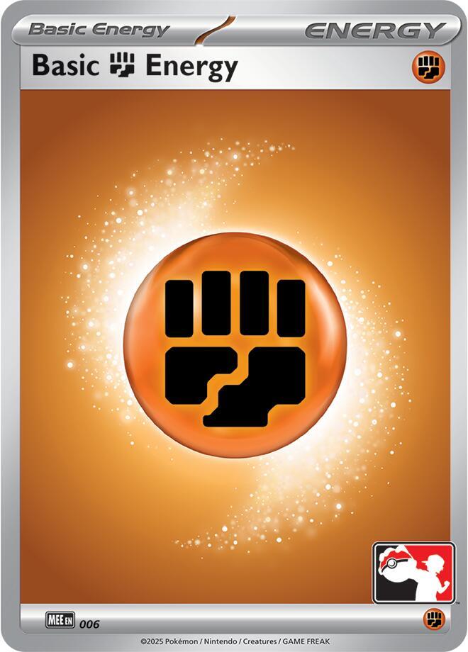 Basic Fighting Energy - MEE 006 006 Common Prize Pack Series Cards Pokémon card