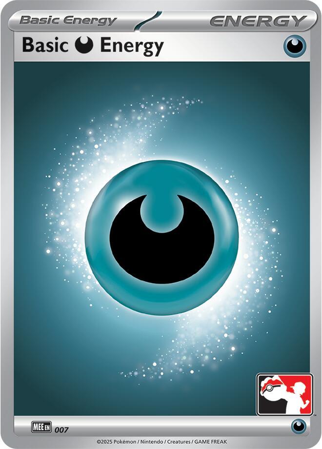 Basic Darkness Energy - MEE 007 007 Common Prize Pack Series Cards Pokémon card