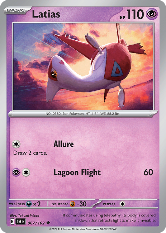 Latias 067/162 Uncommon Temporal Forces