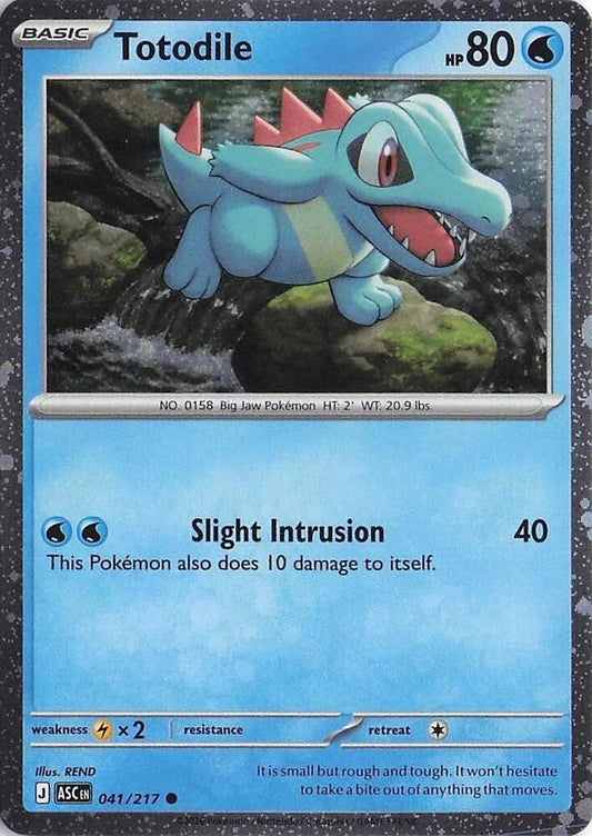 Totodile (Cosmos Holo) 041/217 Common Miscellaneous Cards & Products Pokémon card