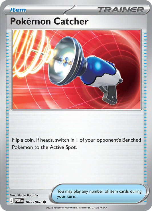 Pokemon Catcher 082/088 Common Perfect Order Pokémon card