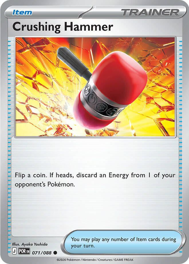 Crushing Hammer 071/088 Common Perfect Order Pokémon card