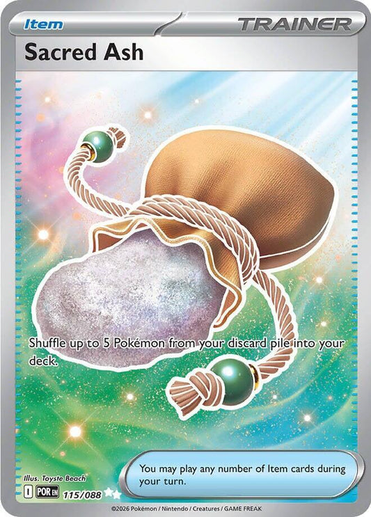 Sacred Ash 115/088 Ultra Rare Perfect Order Pokémon card