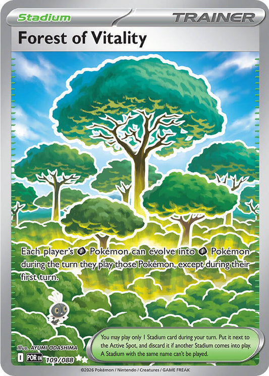 Forest of Vitality 109/088 Ultra Rare Perfect Order Pokémon card
