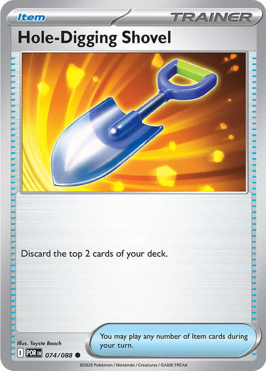 Hole-Digging Shovel 074/088 Common Perfect Order Pokémon card