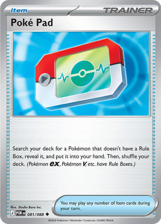 Poke Pad - 081/088 081/088 Uncommon Perfect Order Pokémon card