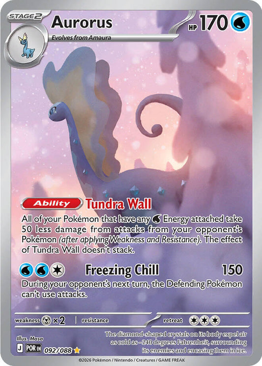 Aurorus - 092/088 092/088 Illustration Rare Perfect Order Pokémon card