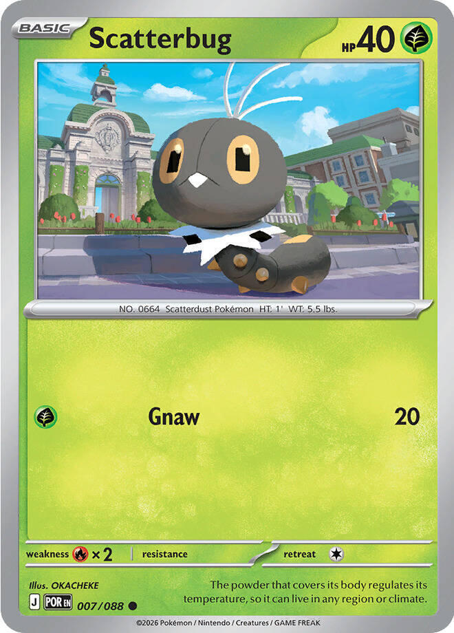 Scatterbug 007/088 Common Perfect Order Pokémon card