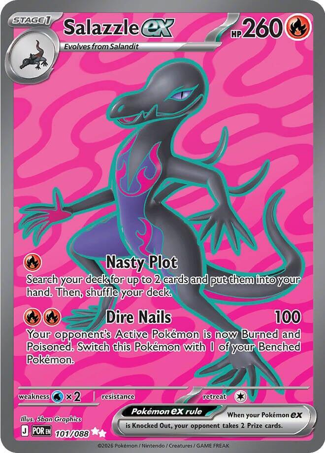 Salazzle ex - 101/088 101/088 Ultra Rare Perfect Order Pokémon card