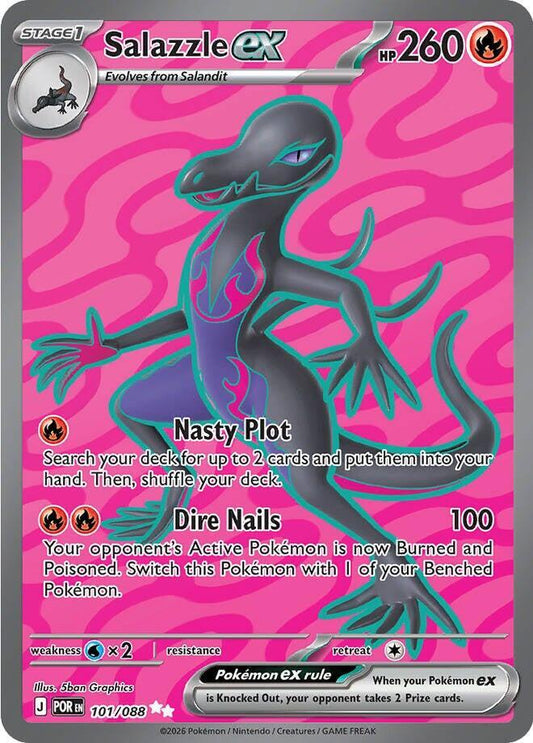 Salazzle ex - 101/088 101/088 Ultra Rare Perfect Order Pokémon card