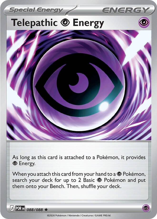 Telepathic Psychic Energy 088/088 Rare Perfect Order Pokémon card