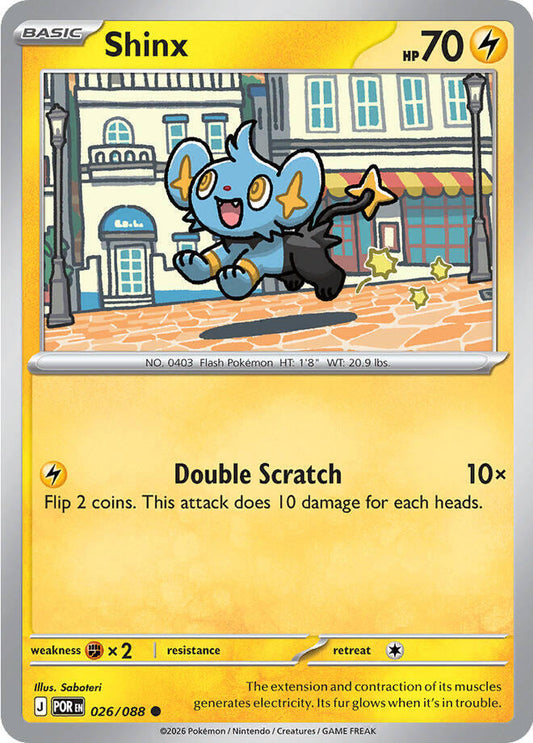 Shinx 026/088 Common Perfect Order Pokémon card