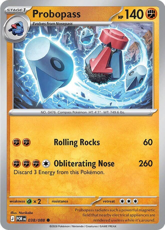 Probopass - 038/088 038/088 Common Perfect Order Pokémon card