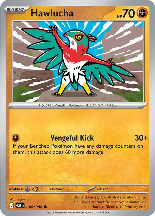 Hawlucha 046/088 Common Perfect Order Pokémon card