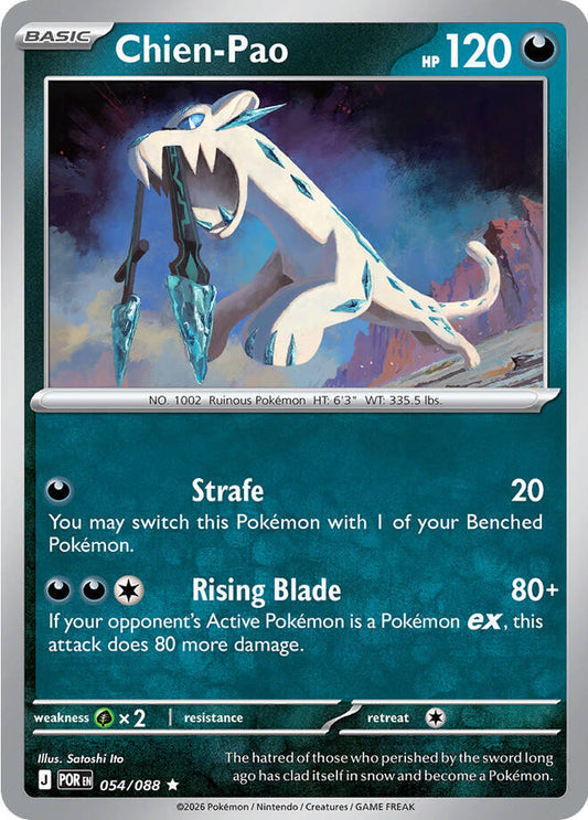 Chien-Pao 054/088 Rare Perfect Order Pokémon card