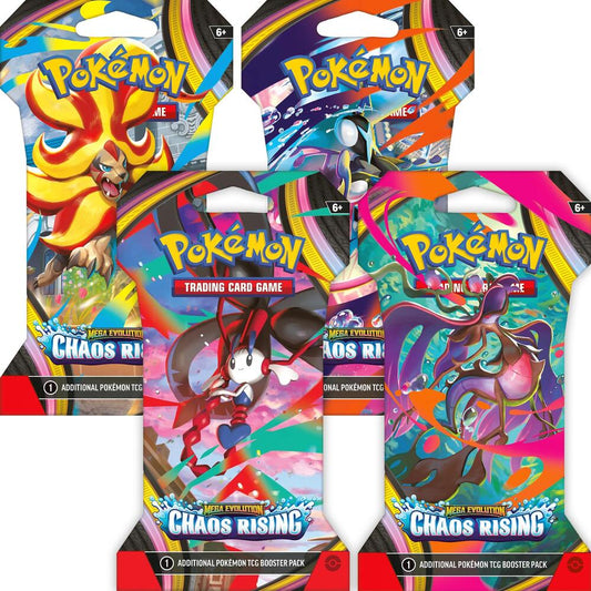 Chaos Rising Sleeved Booster Pack Art Bundle [Set of 4] Pokémon card