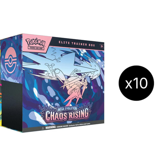 Chaos Rising Elite Trainer Box Case Pokémon card
