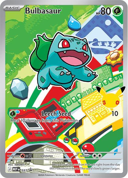 Bulbasaur - 037 37 Promo Mega Evolution Promo Pokémon card