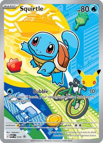 Squirtle - 039 39 Promo Mega Evolution Promo Pokémon card